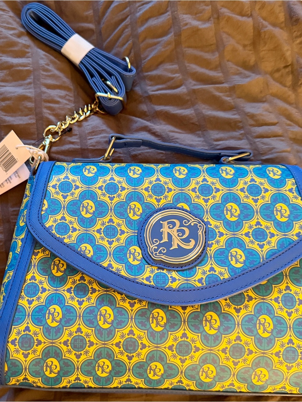 Riveria Resort Disney Loungefly  Shoulder Bag with Chain Strap